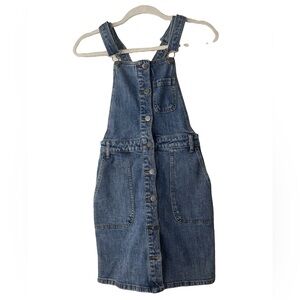 RVCA denim overall dress-XS